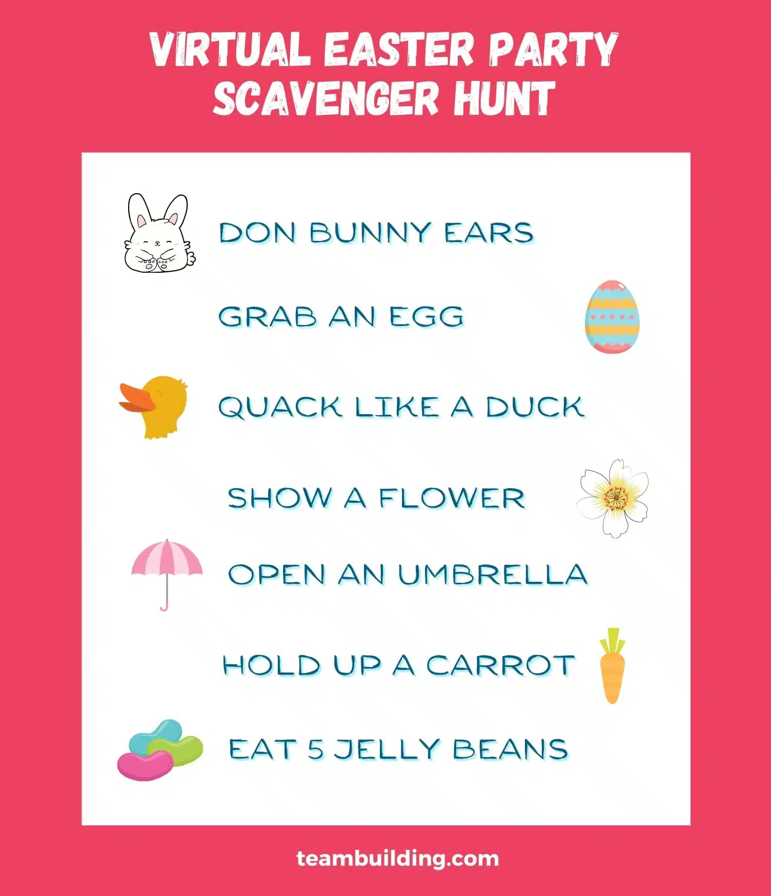 Virtual Easter scavenger hunt