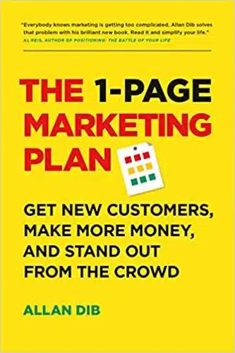 The 1 page marketing plan